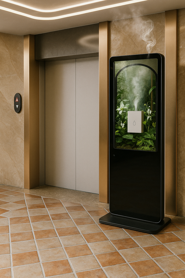 Advertising  screen display Diffuser